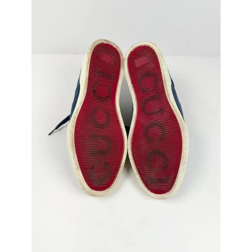 Size 10US - Gucci Interlocking GG Suede Sneakers